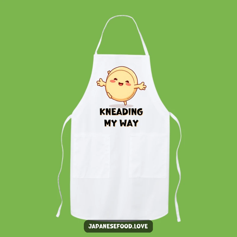 Funny Steamed Bun Cartwheel Apron: Hilarious Doughy Kitchen Wear for Cooks