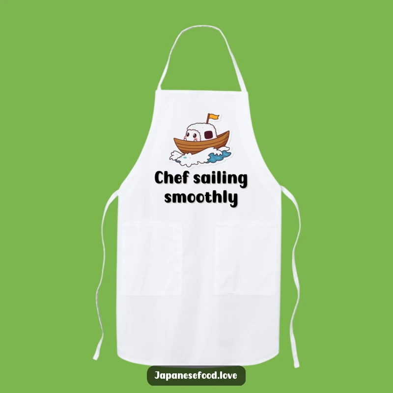 Funny Sushi Boat Apron: Cook with Coastal Charm, Perfect Funny Gift