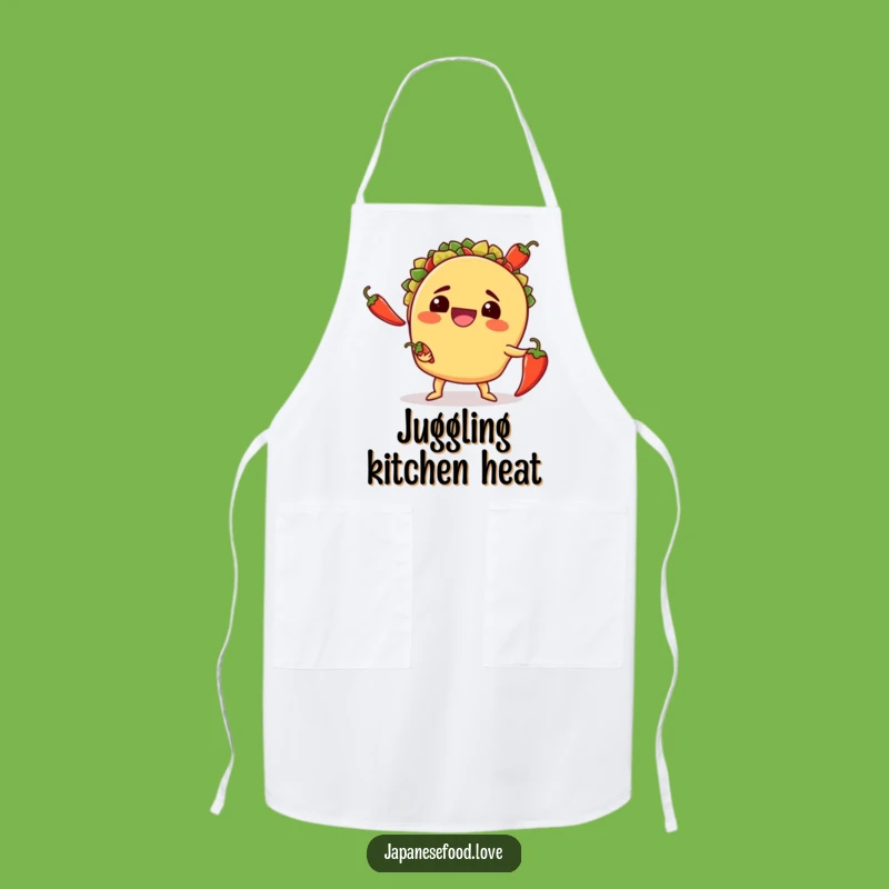 Funny Taco Juggling Apron: Cook with Comedy, Perfect Funny Gift