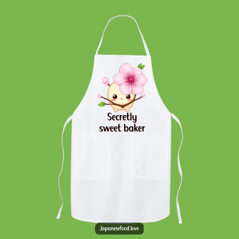 Funny Shy Mochi Apron: Cook with Kawaii Charm