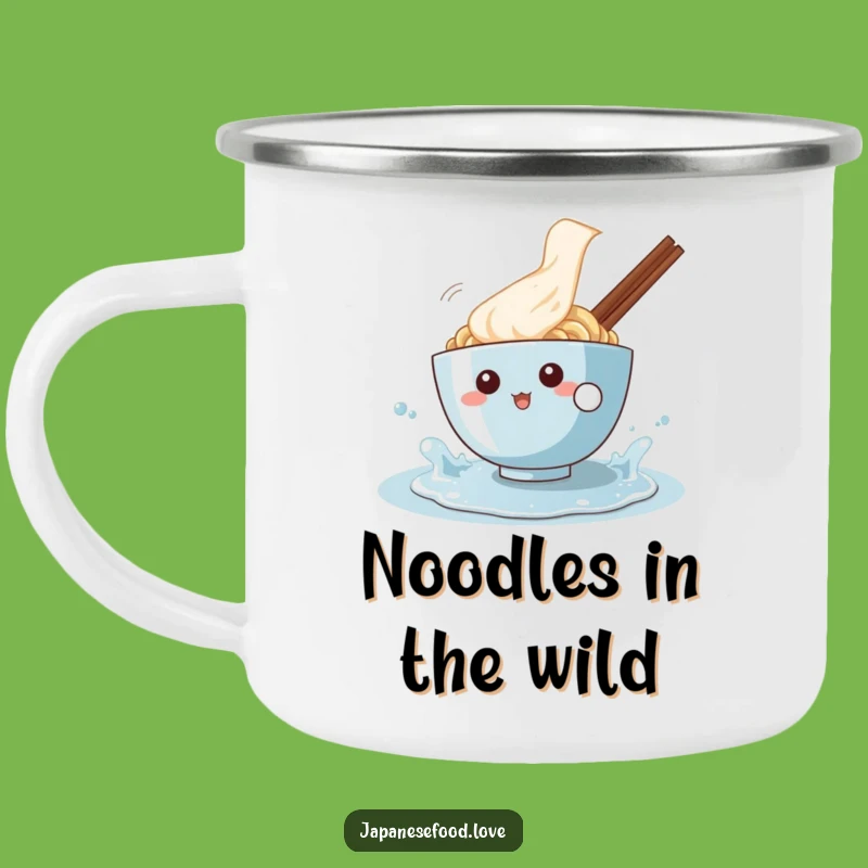 Funny Adventure Ramen Camping Mug: Splash Into Fun Outdoors