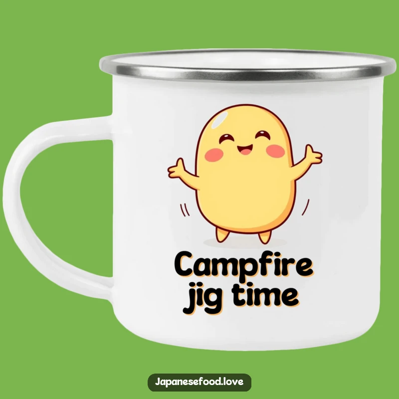 Funny Tamagoyaki Campfire Mug: Hilarious Foodie Sip for Adventures