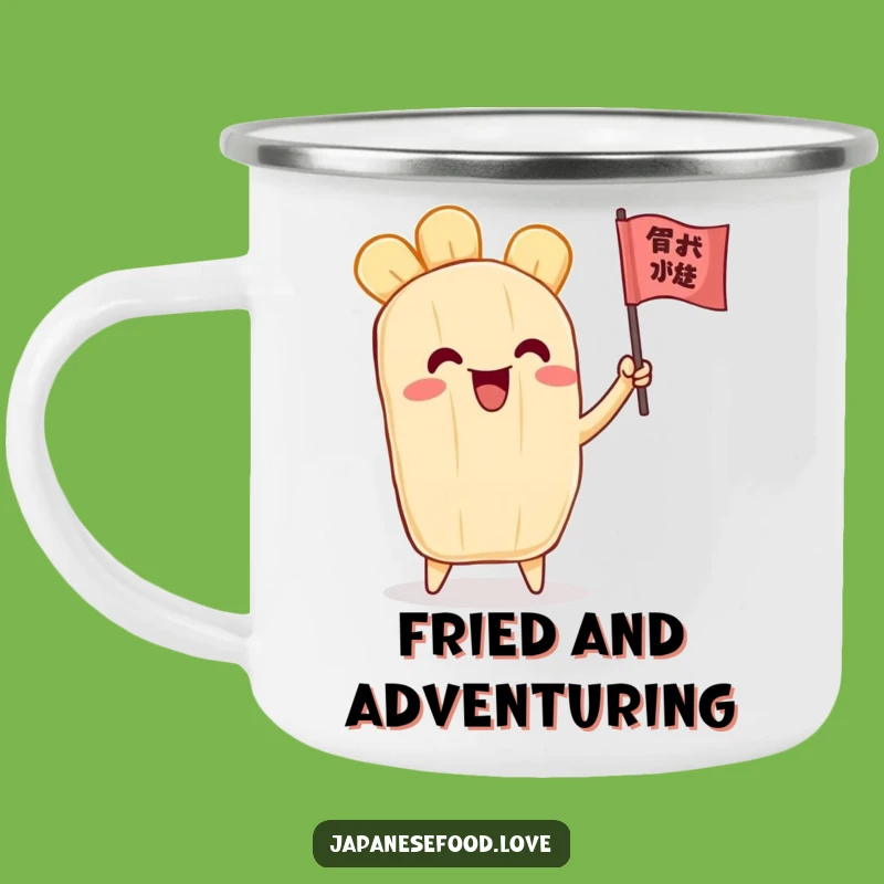 Funny Trailblazer Tempura Camping Mug: Adventure With This Character