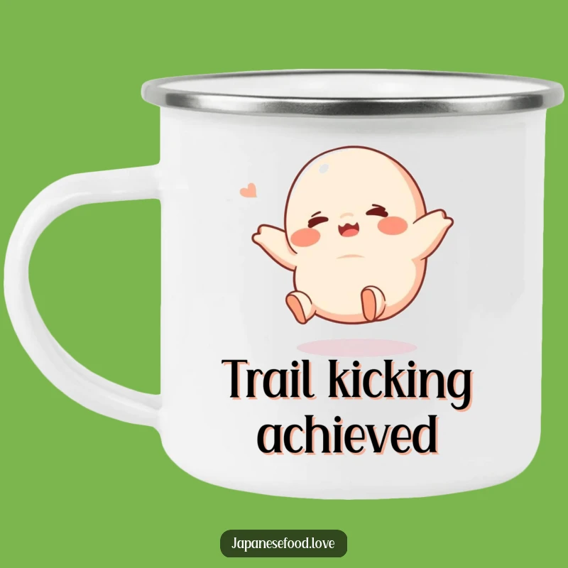 Funny Giggling Dumpling Camping Mug: Outdoor Adventure Humor, Great Gift