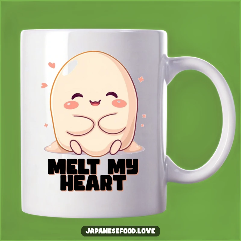 Funny Mochi Hug Mug - Happy Character's Sweet Melting Embrace Gift