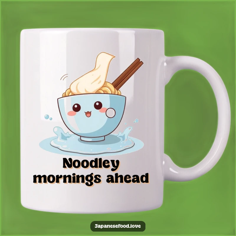 Funny Ramen Splash Mug: Playful Character Gift for Noodle Lovers