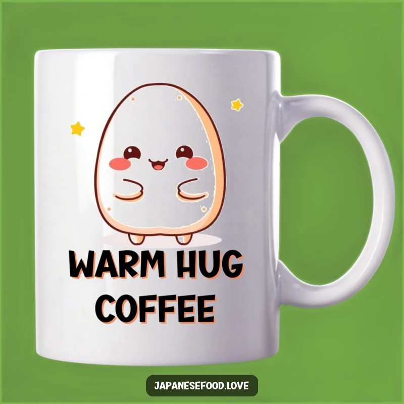 Funny Onigiri Hug Mug: Cozy Comfort and Delicious Smiles