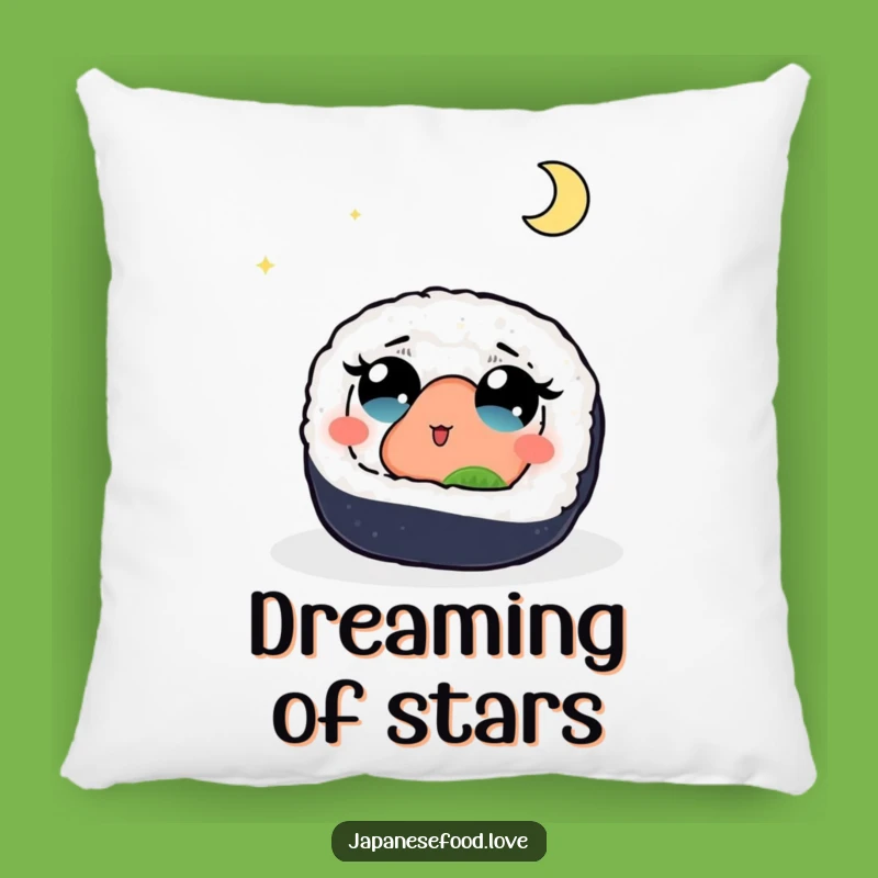 Funny Sushi Moon Pillow: Cuddle Up with This Dreamy Delight