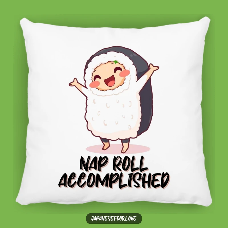 Funny Sushi Pirouette Pillow - Comfy & Foodie Decor