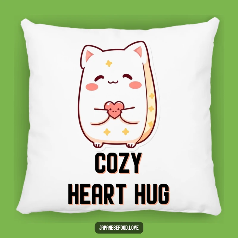 Funny Taiyaki Heart Pillow - Cozy Pastry Pal Gift, Sweet Home Decor Accent