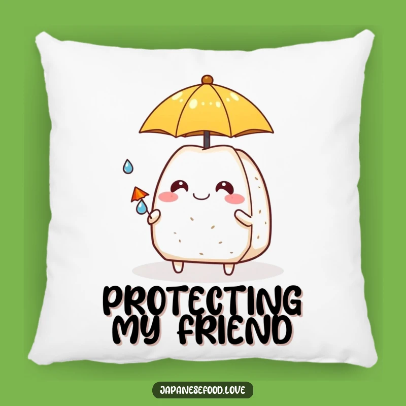 Funny Onigiri & Raindrop Buddy Pillow: Cozy Comfort with a Cheerful Design