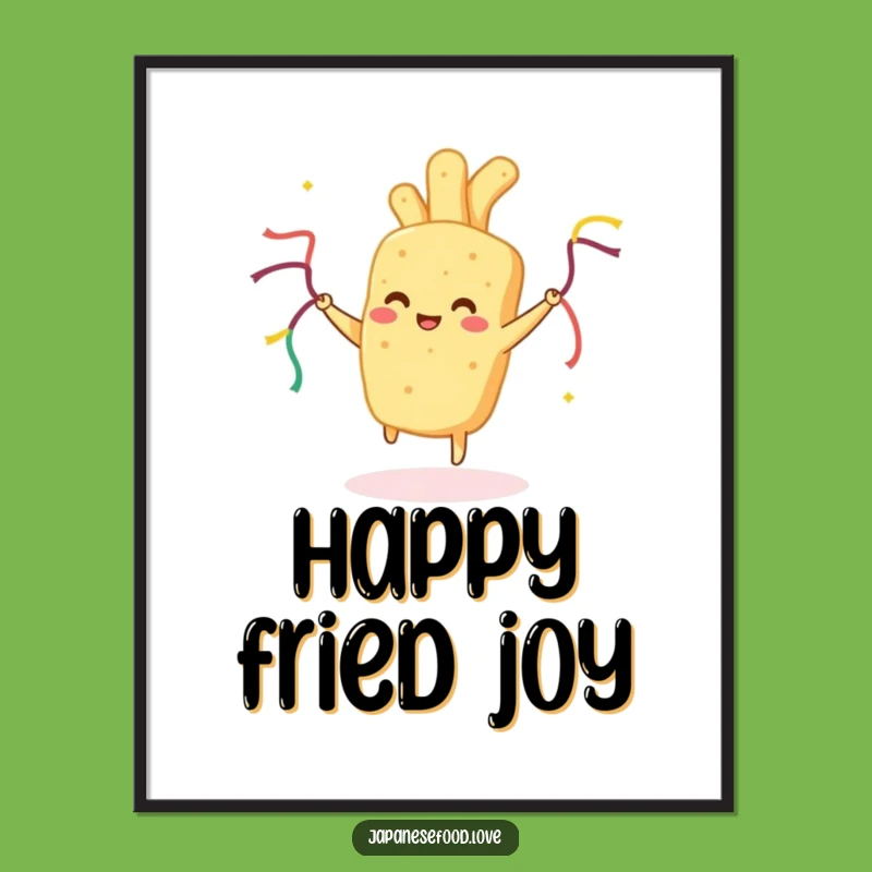 Funny Tempura Digital Art: Dancing Food, Instant Humorous Decor