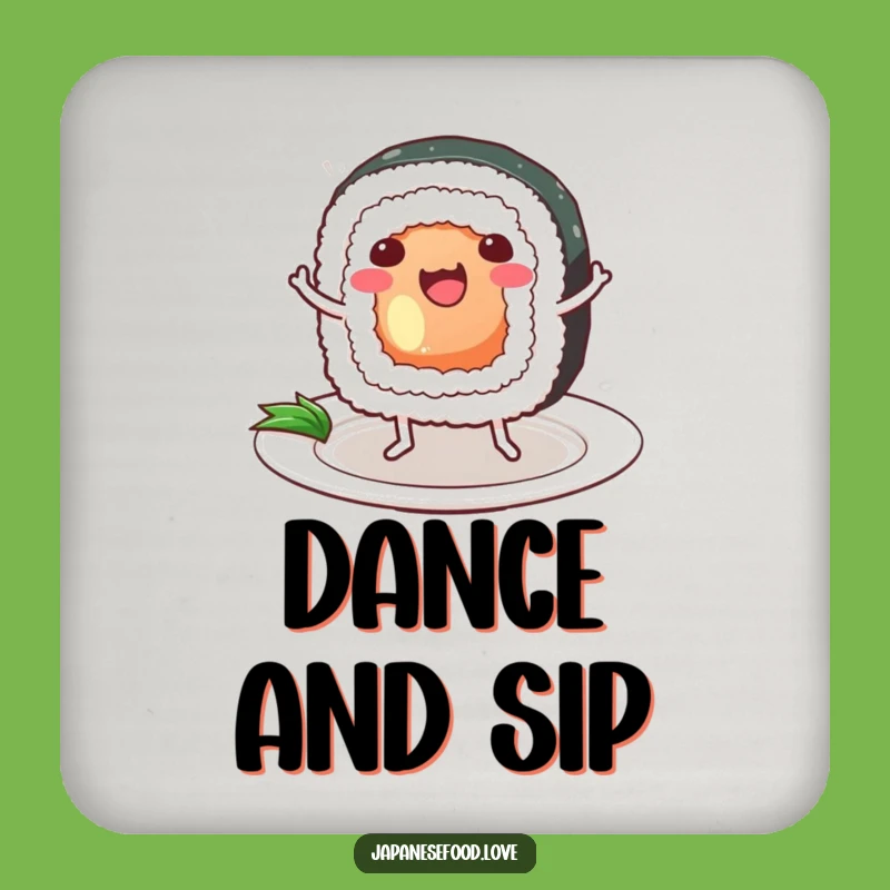 Funny Dancing Sushi Roll Coaster: Happy Foodie Protector, Humorous Gift