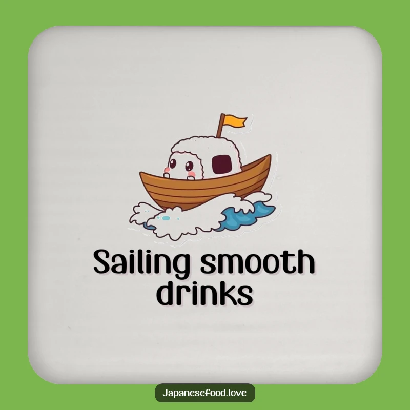 Funny Sushi Boat Coaster: Protect Surfaces with Sea Fun, Ideal Funny Gift