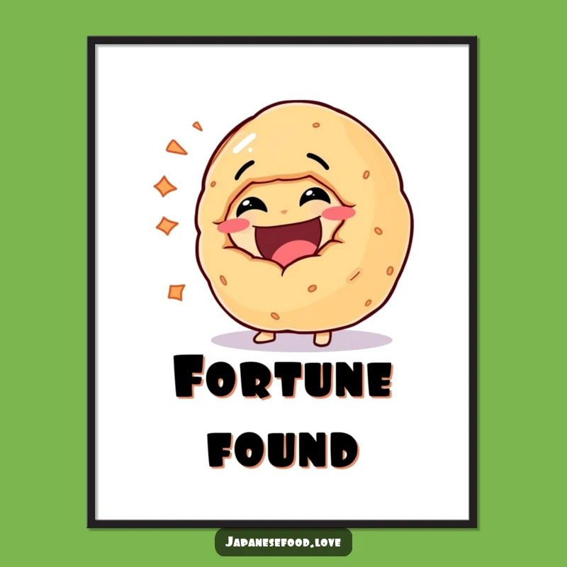 Funny Fortune Cookie Poster: Hilarious Art for a Cheerful Space