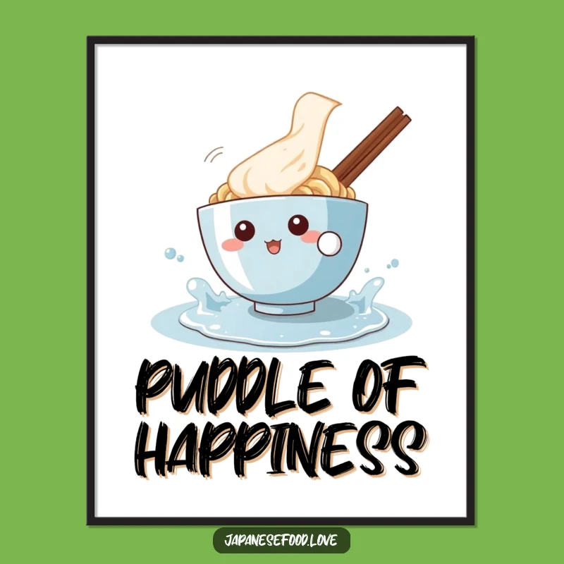 Funny Ramen Splash Poster: Brighten Your Walls With Playful Art