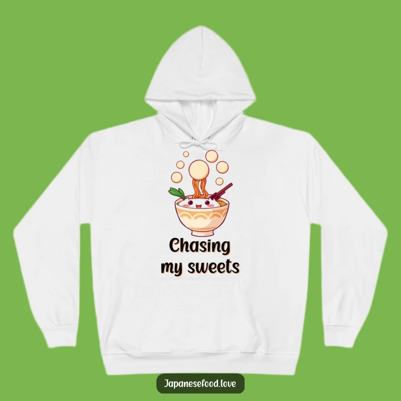 Cozy Funny Ramen Hoodie - Warm Up with Playful Dango Catching Action