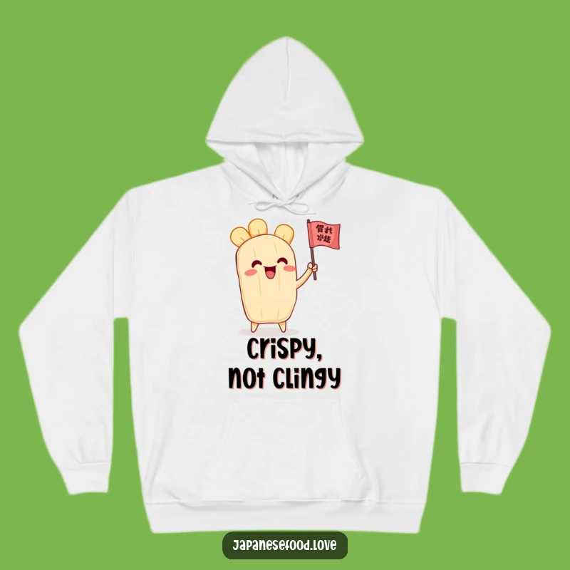 Cozy Funny Tempura Flag Hoodie: Warm Up With This Cheerful Character
