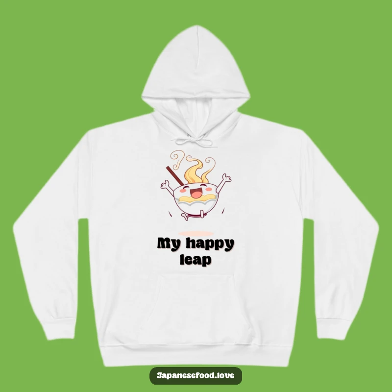 Funny Excited Ramen Bowl Hoodie: Cozy Comfort for Noodle Enthusiasts