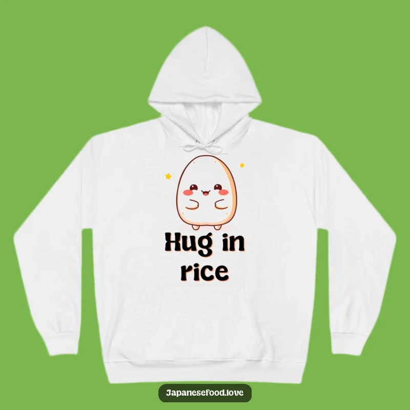 Funny Onigiri Hug Hoodie: Cozy Up with Comfort