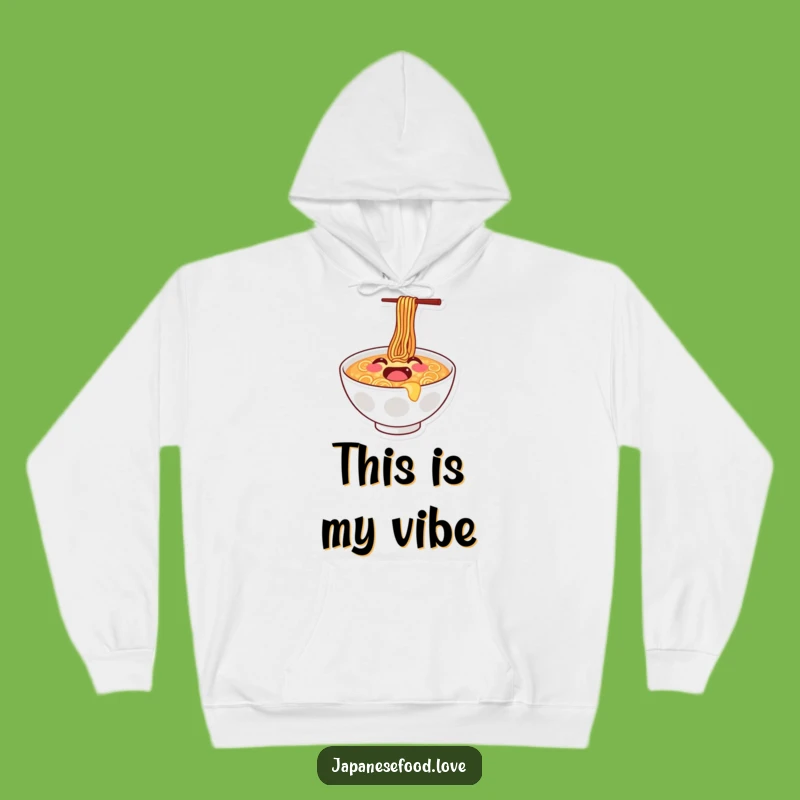 Funny Ramen Bounce Hoodie: Cozy up with energy, a humorous and warm funny gift.
