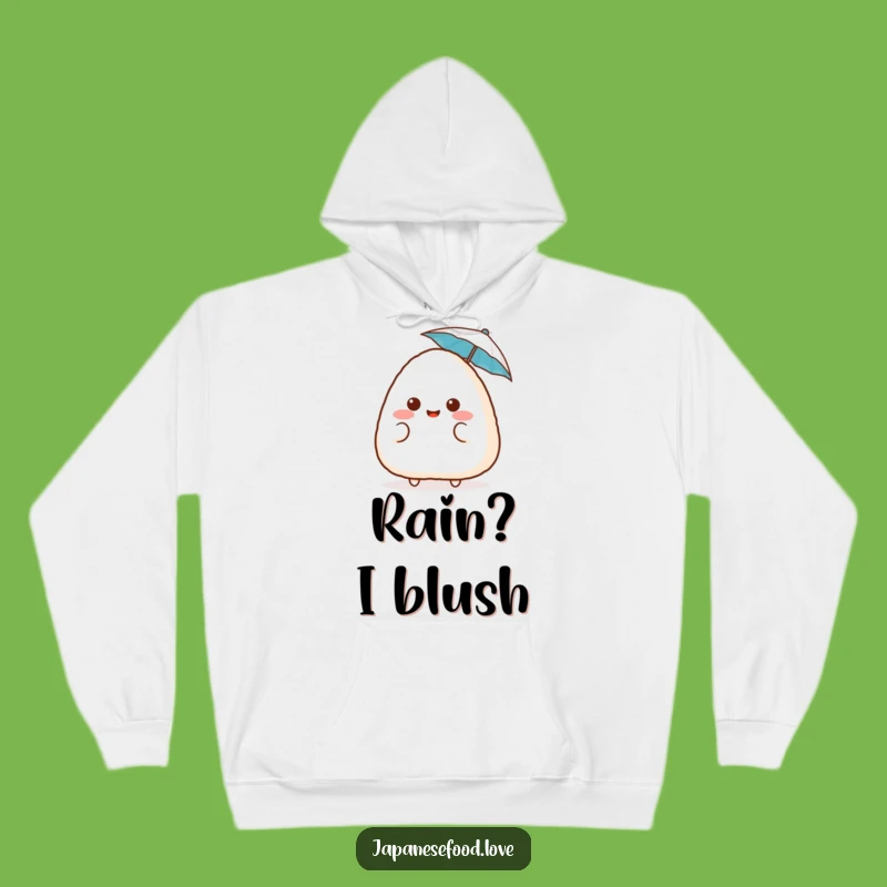 Funny Surprised Onigiri Hoodie: Cozy Cartoon Comfort, Perfect Humorous Gift