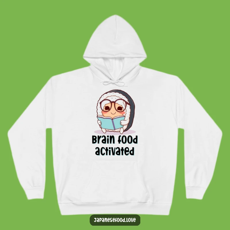Funny Sushi Hoodie: Cozy Smart Roll with Glasses, Ultimate Humorous Gift