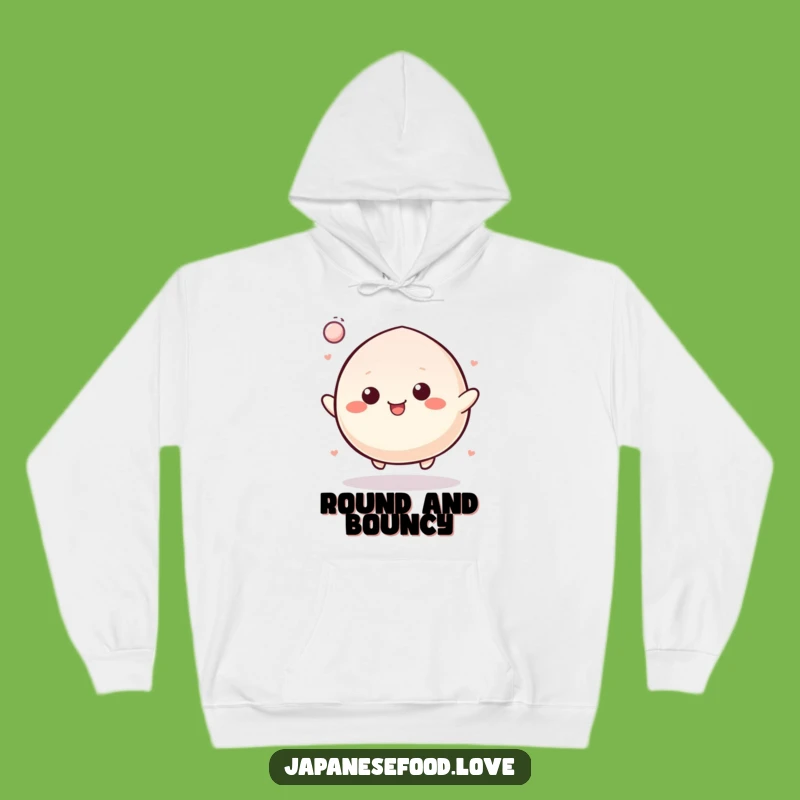 Funny Bouncy Mochi Hoodie: Cozy Up with Energetic Fun