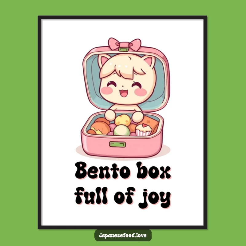 Free Printable Bento Box Art: Cute & Funny Downloadable Decor for Food Lovers!
