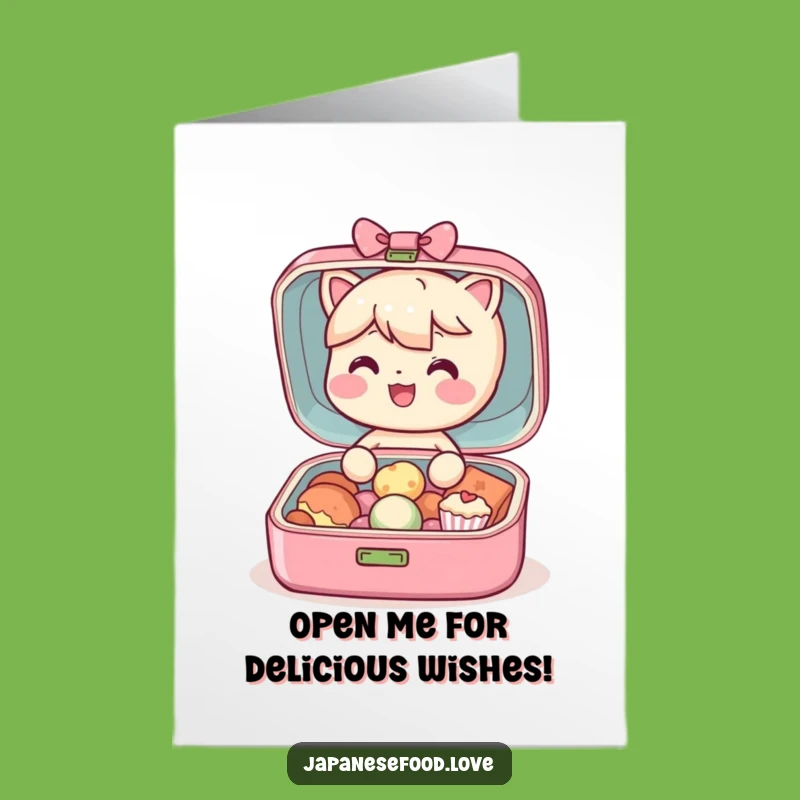 Free Printable Bento Box Birthday Card: Funny Downloadable Gift for Foodies!