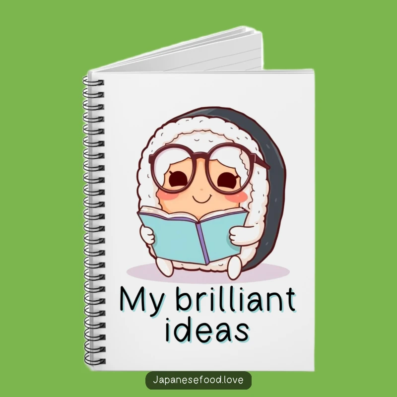 Funny Sushi Notebook: Journal Smart Roll, Humorous Gift Stationery