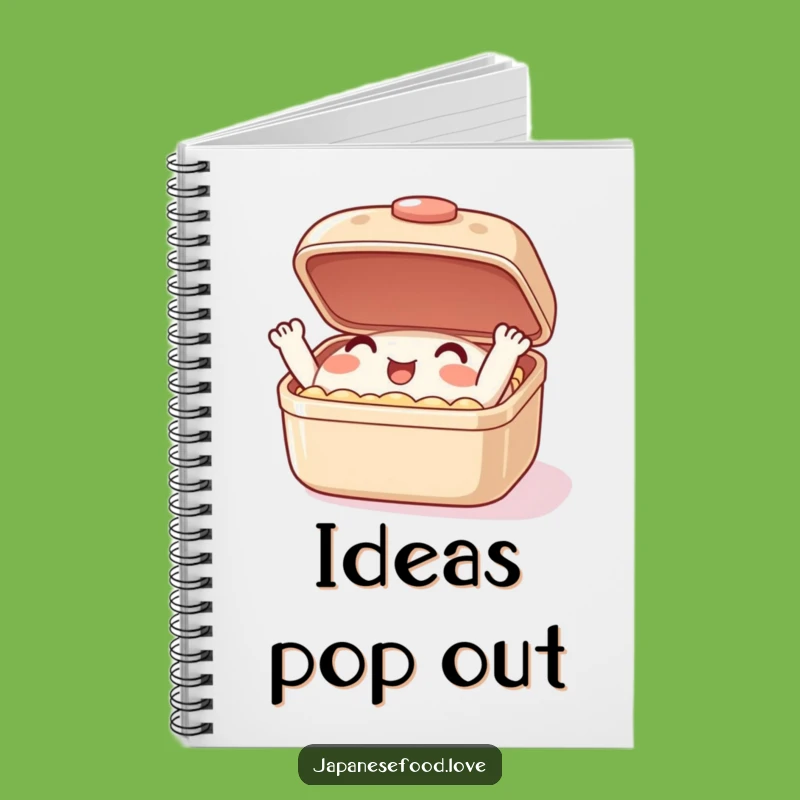 Funny Bento Box Notebook: Enthusiastic Character for Hilarious Note-Taking Sessions