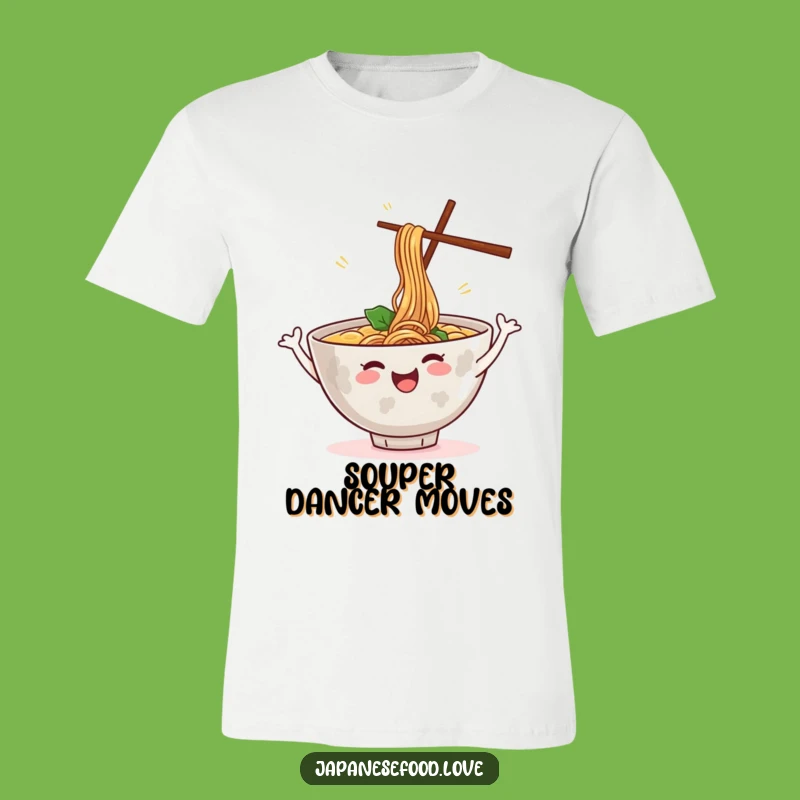 Funny Dancing Ramen Bowl T-Shirt: Wearable Noodle Dance Joy