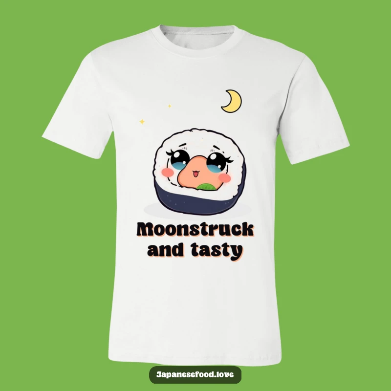 Funny Sushi Moon T-Shirt: Wearable Dreaminess for Foodie Friends