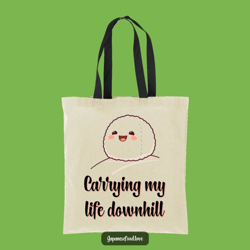 Funny Onigiri Rice Ball Tote Bag - Carry Your Humor Everywhere