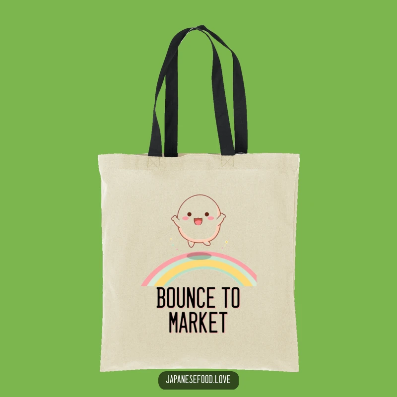 Funny Dancing Mochi Tote Bag: Carry Your Joy on a Hilarious Rainbow