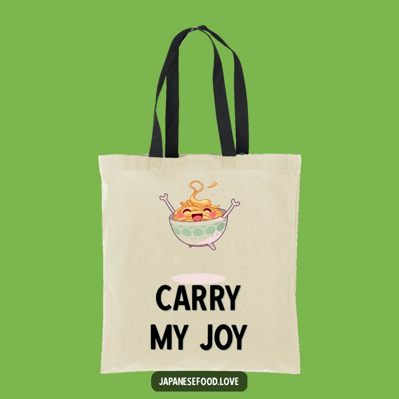 Funny Jumping Ramen Tote Bag - Chic Noodle Lover Accessory
