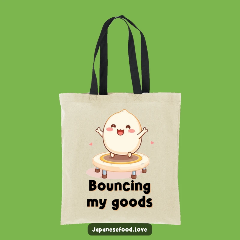Funny Mochi Trampoline Tote Bag: Carry Sweetness - Perfect Gift!