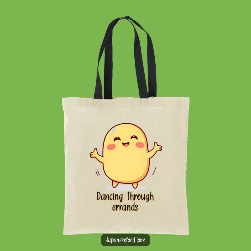 Funny Tamagoyaki Dance Tote Bag: Hilarious Japanese Food Carryall